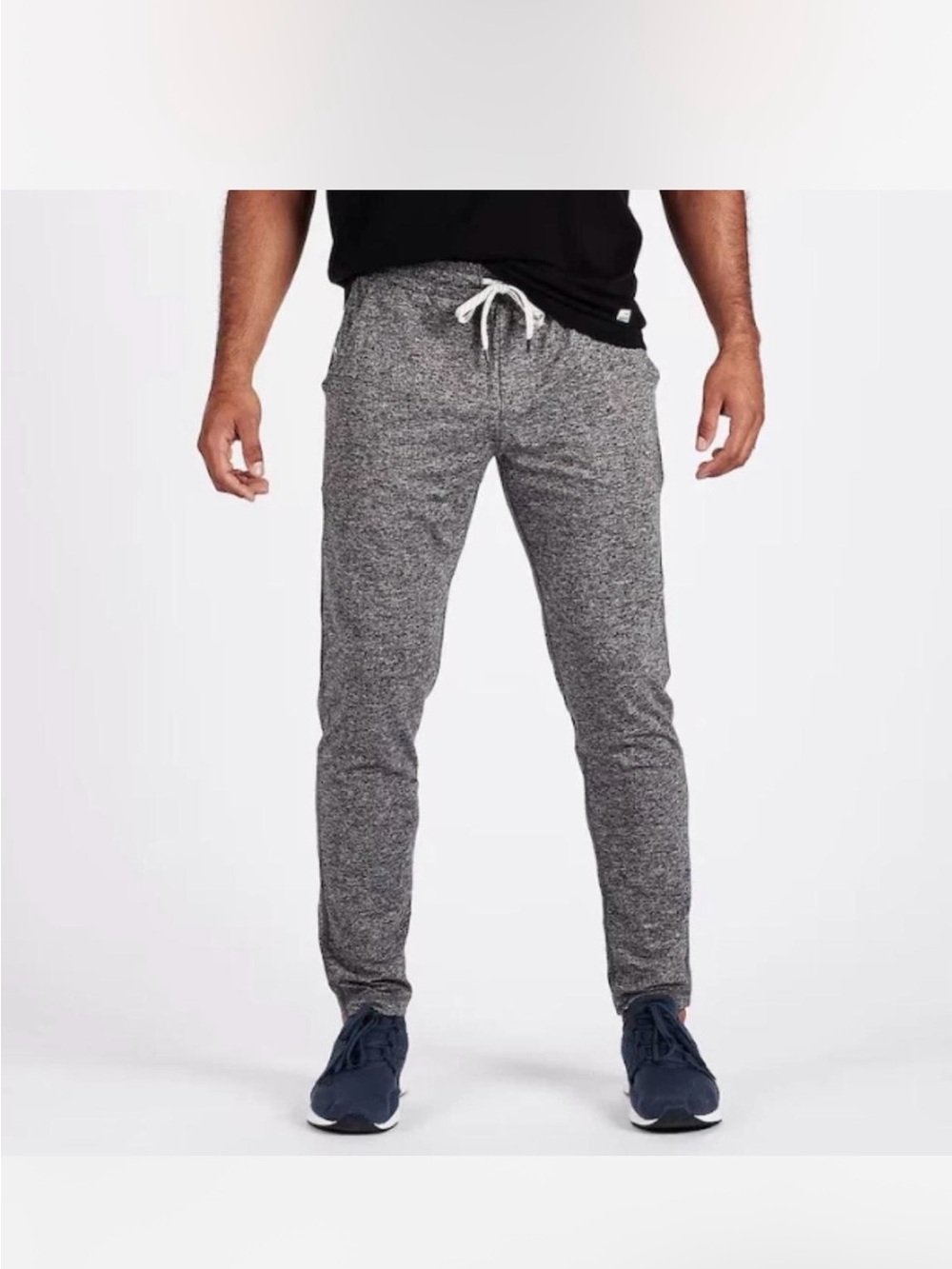 Vuori Ponto Performance Heathered Gray Joggers Size Large